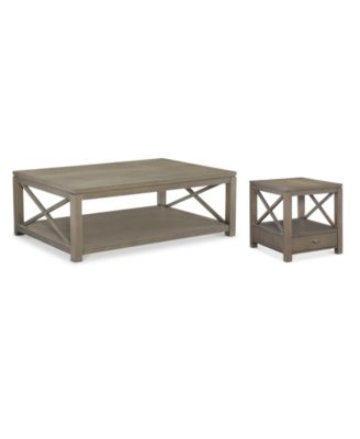 Rachael Ray - Highline Occasional Table Furniture, 2-Pc. Set (Coffee Table & End Table)