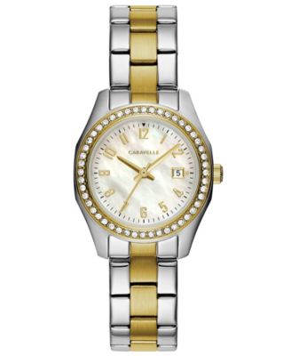 Caravelle - Women's Two-Tone Stainless Steel Bracelet Watch 28mm