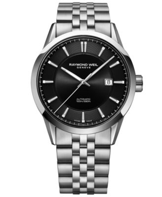 Raymond Weil - Men's Swiss Automatic Freelancer Stainless Steel Bracelet Watch 42mm