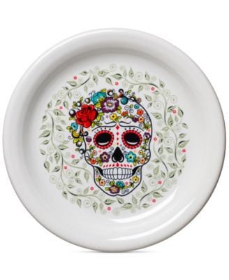 Fiesta - Skull and Vine Sugar Appetizer Plate