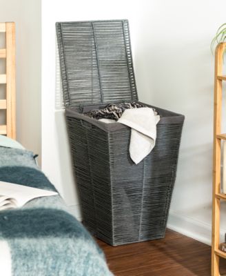 Honey Can Do - Coastal Collection Laundry Hamper