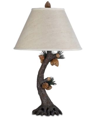 Cal Lighting - 150W 3-Way Pinecone Table Lamp