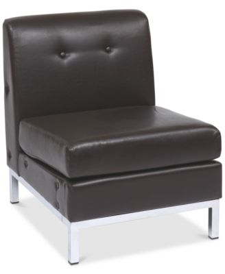 Office Star - Rayda Armless Chair, Quick Ship