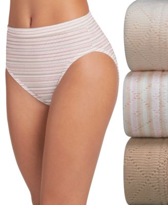 Jockey - Elance 3-pk. High-Cut Cotton Brief 1541