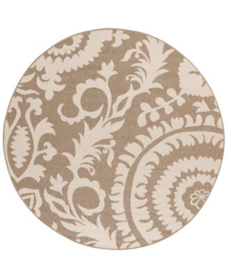 Surya - Alfresco ALF-9616 Camel 5'3" Round Area Rug