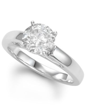 Macy's Brand - Diamond Solitaire Engagement Ring (2 ct. t.w.) in 14k White Gold