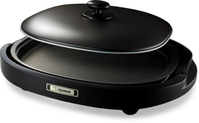 Salton - Gourmet Sizzler&reg; Indoor Electric Griddle 1,300W Dark Brown