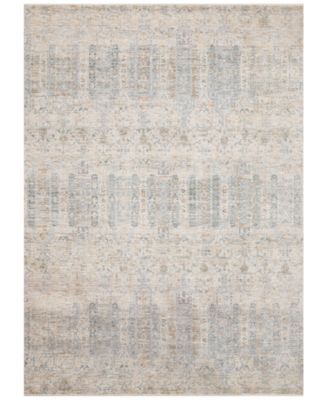 Spring Valley Home - Pandora PAN-02 Ivory/Mist 6'3" x 8'10" Area Rug