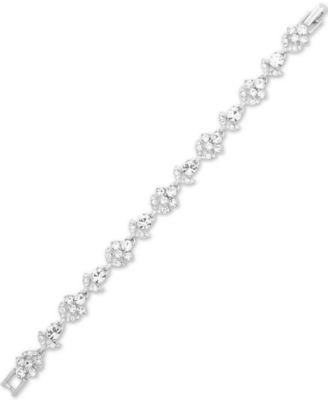 Givenchy - Silver-Tone Crystal Flex Bracelet