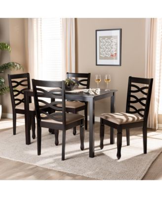 Furniture - Lanier 5pc Dining Set, Quick Ship