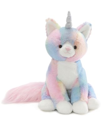 Gund® - Baby Boys or Girls Rainbow Shimmer Caticorn Plush Toy