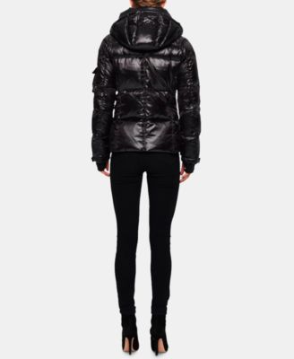 kylie hooded puffer coat