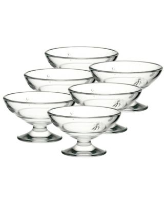 La Rochère - "Napoleonic Bee" Dessert Compote, Set of 6