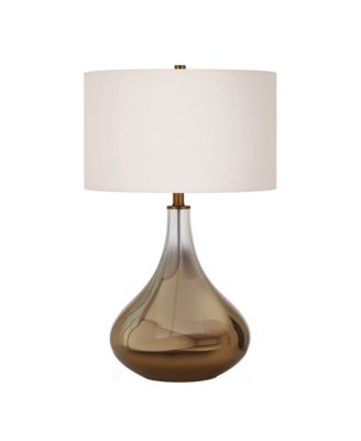 Hudson & Canal - Mirabella Table Lamp In Ombre Brass Colored Glass