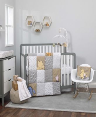 Disney - "A Day With Pooh" 3-Pc. Crib Set