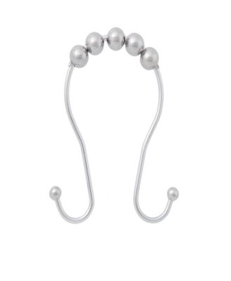 Kenney - Beaded Roller Shower Curtain Double Hooks