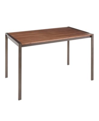 Lumisource - Fuji Antique Dinette Table, Quick Ship