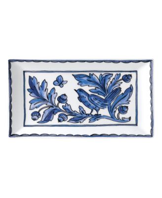 Twig New York - Blue Bird 11" Rectangular Platter