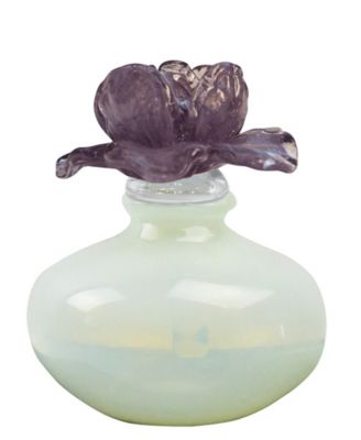 Dale Tiffany - Purple Rose Perfume Bottle