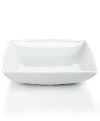 The Cellar - Whiteware Square Coupe Individual Pasta Bowl
