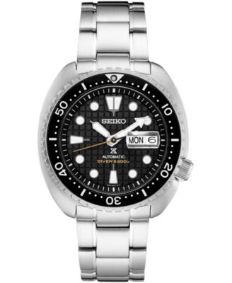 Seiko - Men's Automatic Prospex King Turtle Stainless Steel Bracelet Watch 45mm