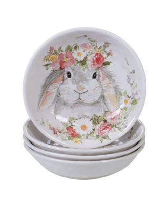 Certified International - Sweet Bunny 4pc Soup Bowl