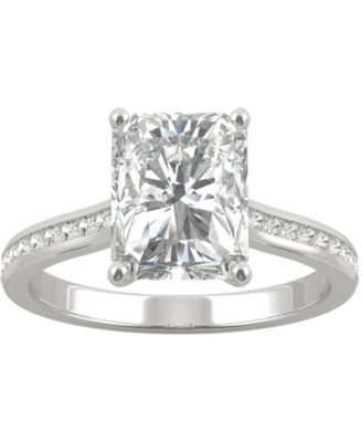 Charles & Colvard - Moissanite Radiant Engagement Ring (2-7/8 ct. t.w. DEW) in 14k White Gold