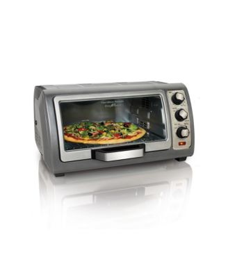 Hamilton Beach - &reg; Easy Reach&reg; Toaster Oven with Roll-Top Door