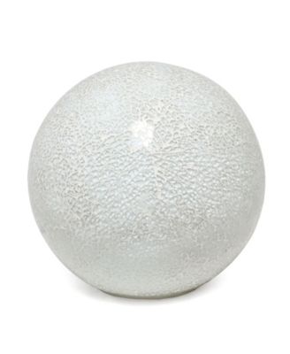 Simple Designs - 1 Light Mosaic Stone Ball Table Lamp