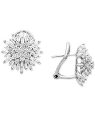 Wrapped in Love - Diamond Starburst Stud Earrings (1-1/2 ct. t.w.) in 14k White Gold