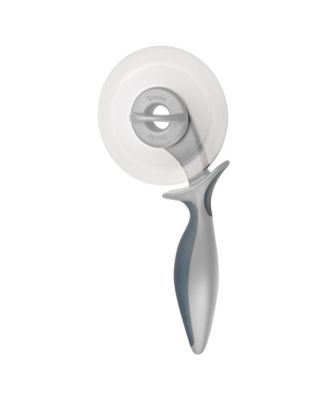 Tovolo - Food Prep 2 in 1 Pizza Wheel Utensil for Meal Prep Dough Pizza Pie and Pastry Cutter with Two Blades
