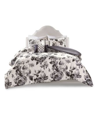 Intelligent Design - Dorsey 5-Pc. Floral Print Duvet Cover Sets