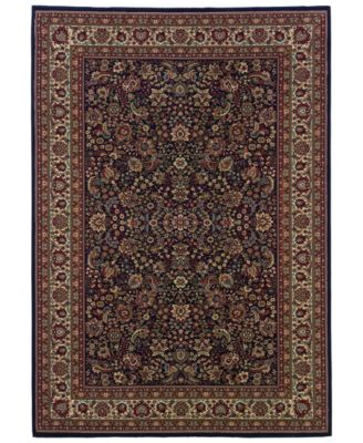 Oriental Weavers - Ariana 113B Sarouk Navy Area Rugs
