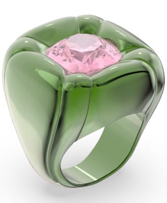 Swarovski - Crystal Molded Solitaire Statement Ring