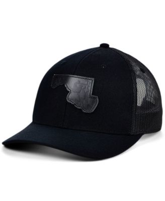 Lids - MARYLAND Blackout State Patch Curved Trucker Cap