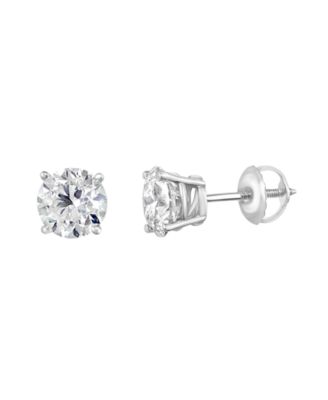 EFFY Collection - Effy Diamond (2 ct. t.w.) Stud Earrings in 14k White Gold