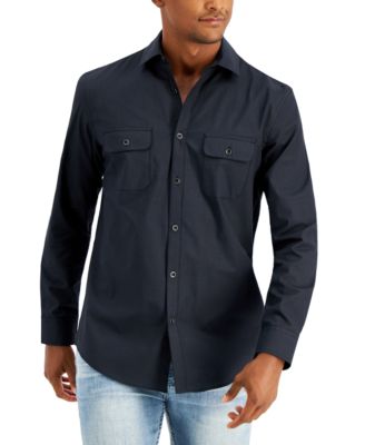 Alfani - Men's Regular-Fit Solid Shirt