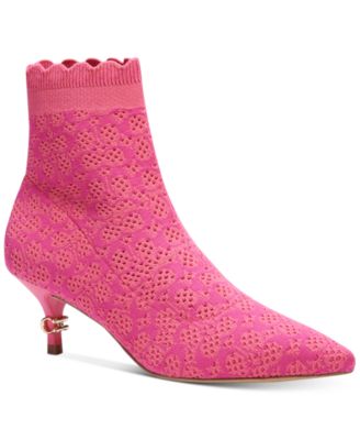 coach pink booties