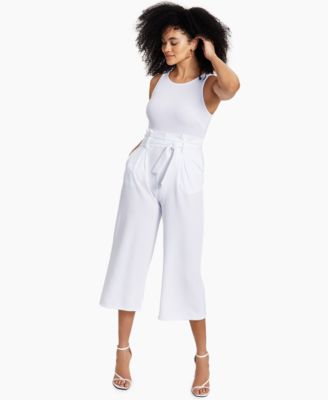 Bar III - Tie-Front Jumpsuit