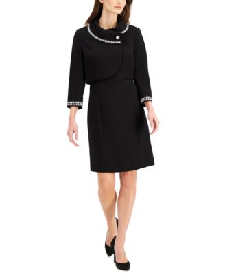 Tahari ASL - Beaded Dress Suit