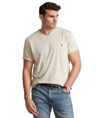 Polo Ralph Lauren - Men's Big & Tall Jersey V-Neck T-Shirt