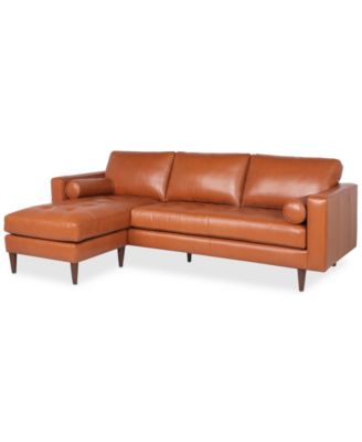 Nice Link - Maebelle 2-Pc. Leather Sectional