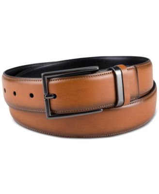 Alfani - Men's Burnished Faux-Leather Belt