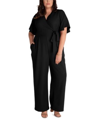 Kiyonna - Plus Size Charisma Crepe Jumpsuit