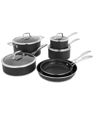 J.A. Henckels - Capri Notte 10-Pc. Aluminum Nonstick Cookware Set