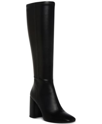 Madden Girl - Women's Winslow Block-Heel Stretch Dress Boots