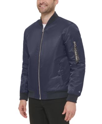 Calvin Klein - Men's Classic MA-1 Nylon Bomber Jacket