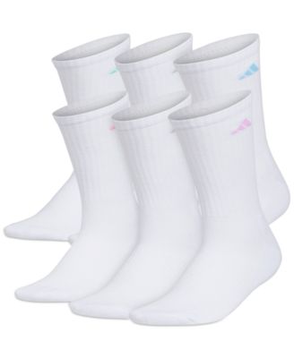 adidas - Women's 6-Pk. Athletic Cushioned Crew Socks