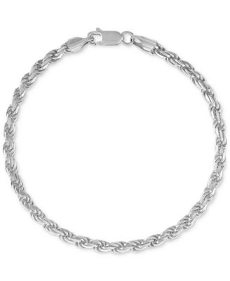 Esquire Men's Jewelry - Rope Link Chain Bracelet
