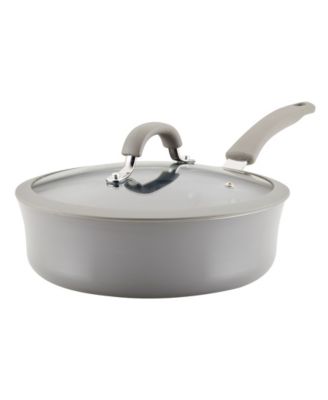Rachael Ray - Cook + Create Aluminum Nonstick 3-Qt. Saut&eacute; Pan & Lid